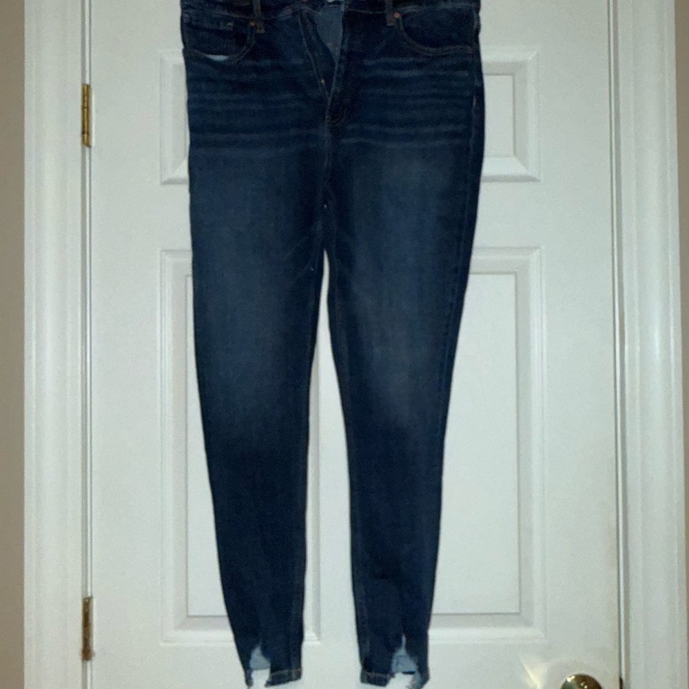 Parker Dark Blue Ankle Jeans